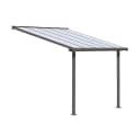 Palram Canopia Olympia Terrassenüberdachung Grau Aluminium Bild 1