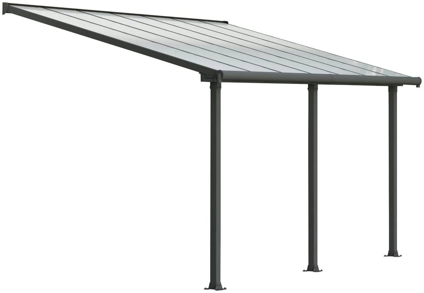Palram Canopia Olympia Terrassenüberdachung Grau Aluminium - Bild 2