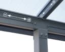 Palram Canopia Olympia Terrassenüberdachung Grau Aluminium Bild 5