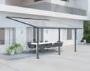 PALRAM CANOPIA Olympia Terrassendach grau Aluminium Polycarbonat Bild 2