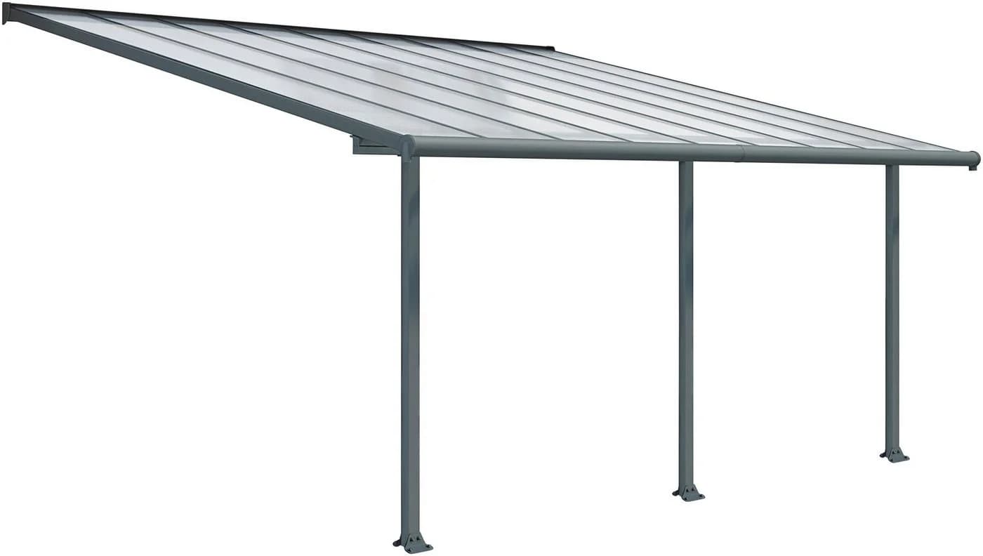 PALRAM CANOPIA Olympia Terrassendach grau Aluminium Polycarbonat - Bild 3