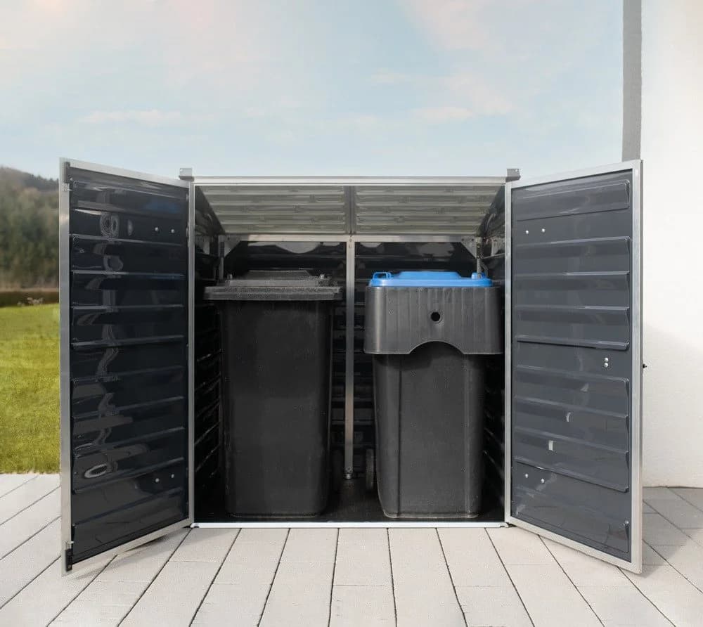 Canopia Voyager Polycarbonat Gerätehaus 90x140 cm Grau - Bild 5