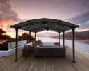 Pavillon CANOPIA Tucson 5000 Aluminium 3,6 x 5 m Grau Bild 2