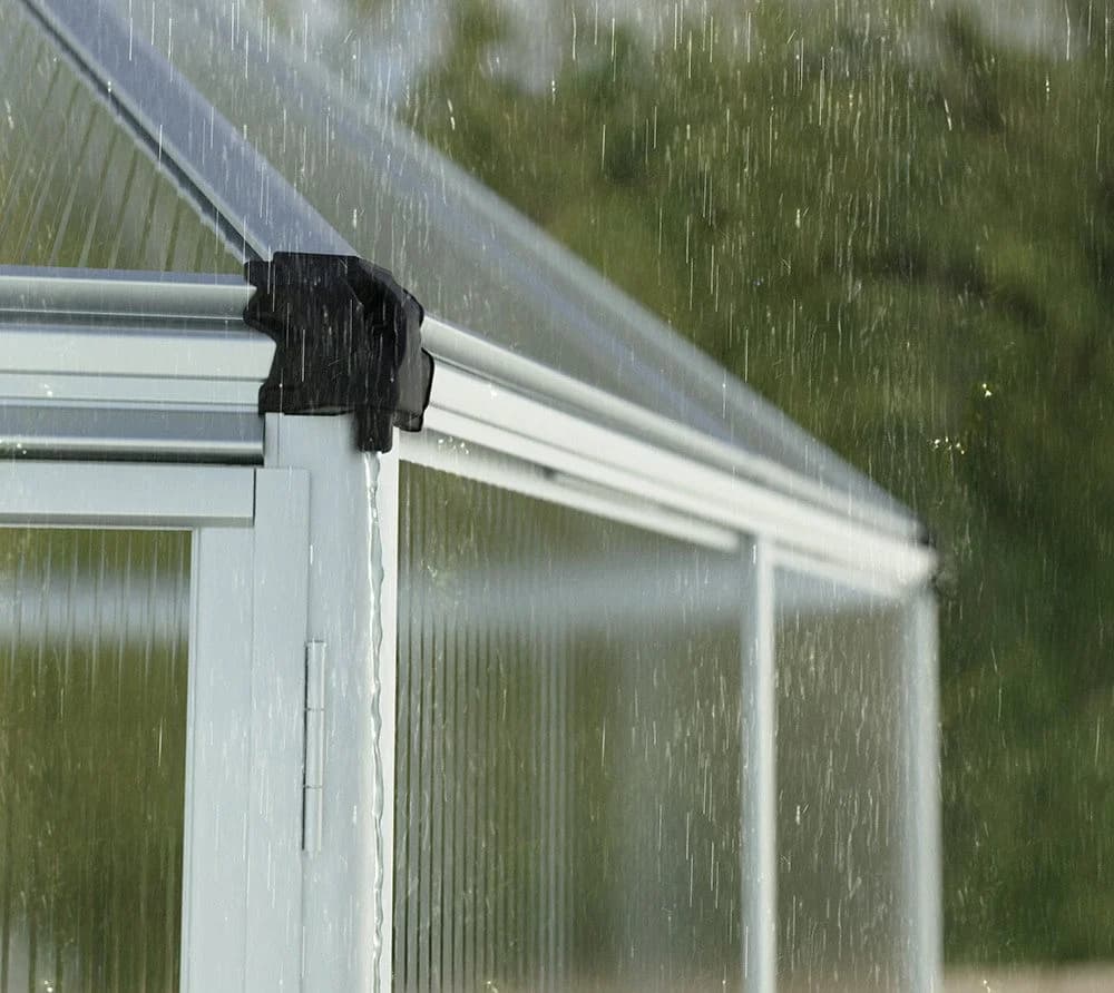 Palram Canopia Hexa Gewächshaus Aluminium Polycarbonat Grau - Bild 5