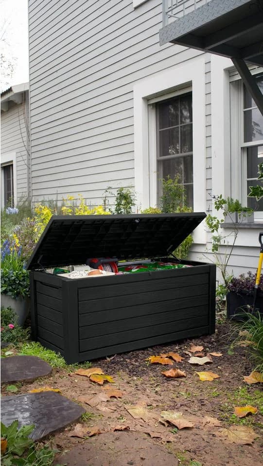 Keter Gartenbox Northwood 623L Grau/Braun Polypropylen - Bild 5