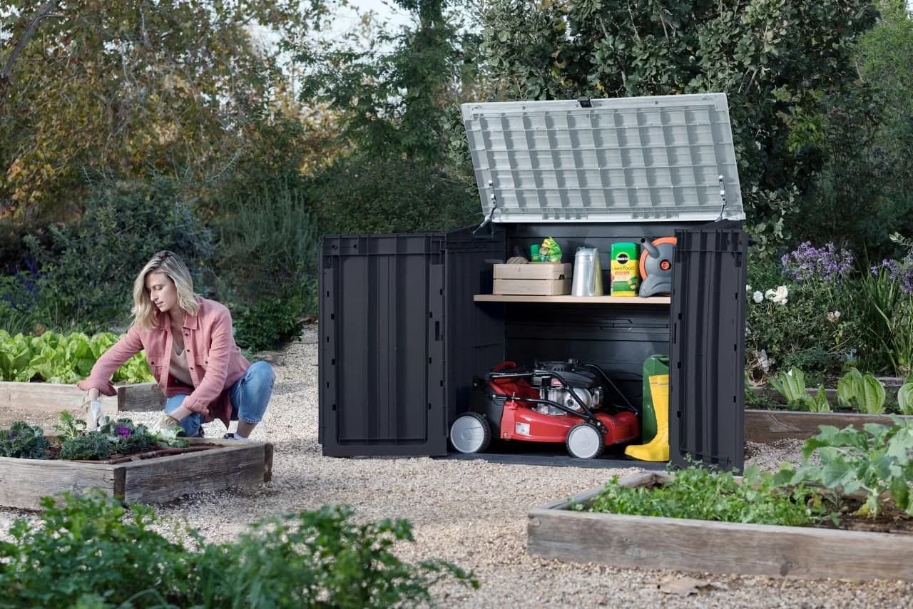 Keter Gartenbox Store It Out PRIME Grau/Schwarz Polypropylen - Bild 3