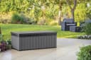 Keter Gartenbox DARWIN Anthrazit 380L EVOTECH Witterungsbeständig Bild 1
