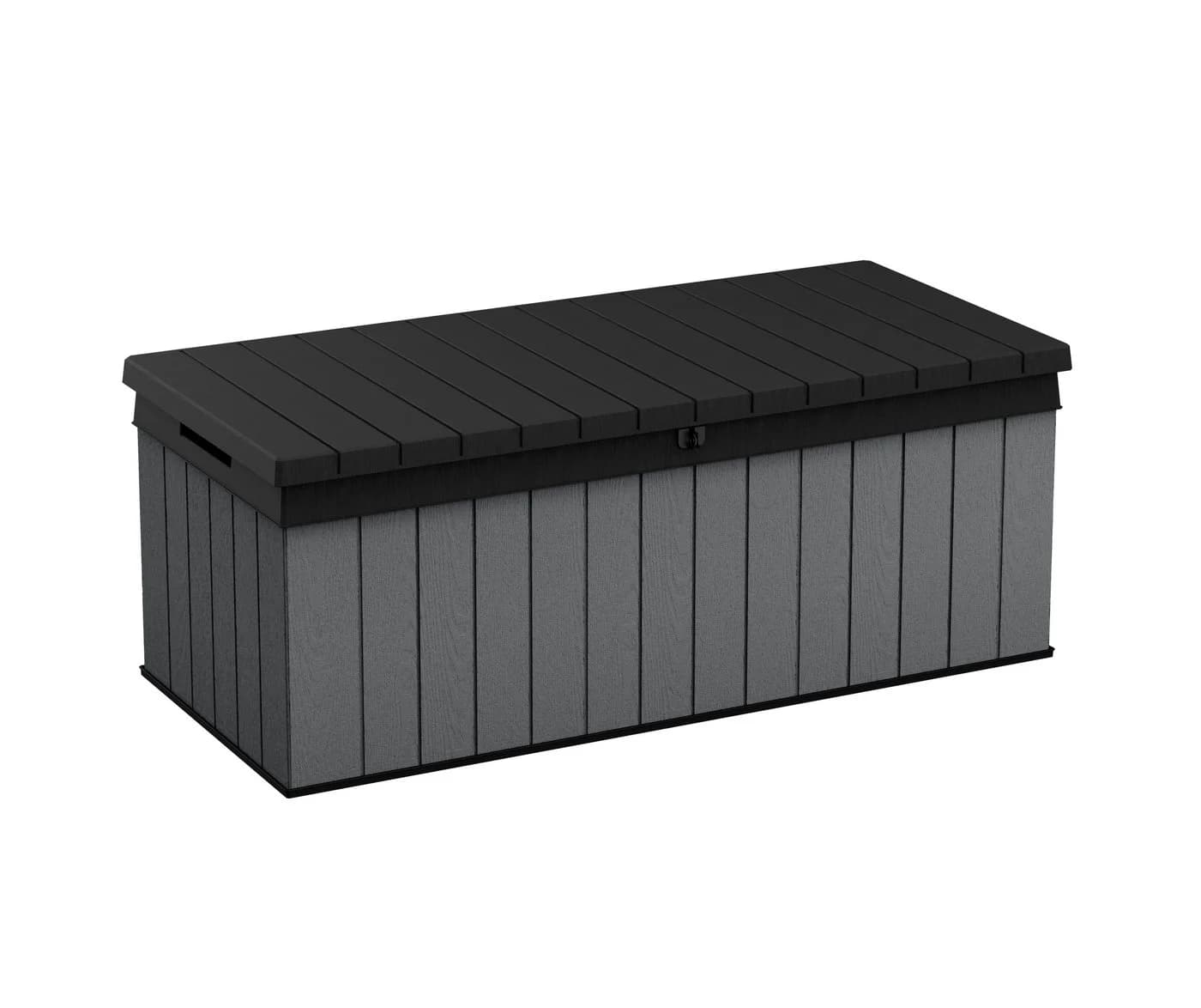 Keter Gartenbox DARWIN Anthrazit 380L EVOTECH Witterungsbeständig - Bild 2