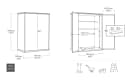 Keter Gartenschrank Signature Walnuss Kunststoff Bild 4