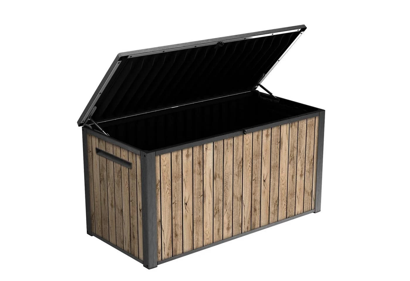 Keter Gartenbox Sierra 643L Holzoptik Braun Wetterfest
