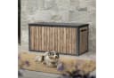 Keter Gartenbox Sierra 643L Holzoptik Braun Wetterfest Bild 3