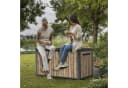 Keter Gartenbox Sierra 643L Holzoptik Braun Wetterfest Bild 5