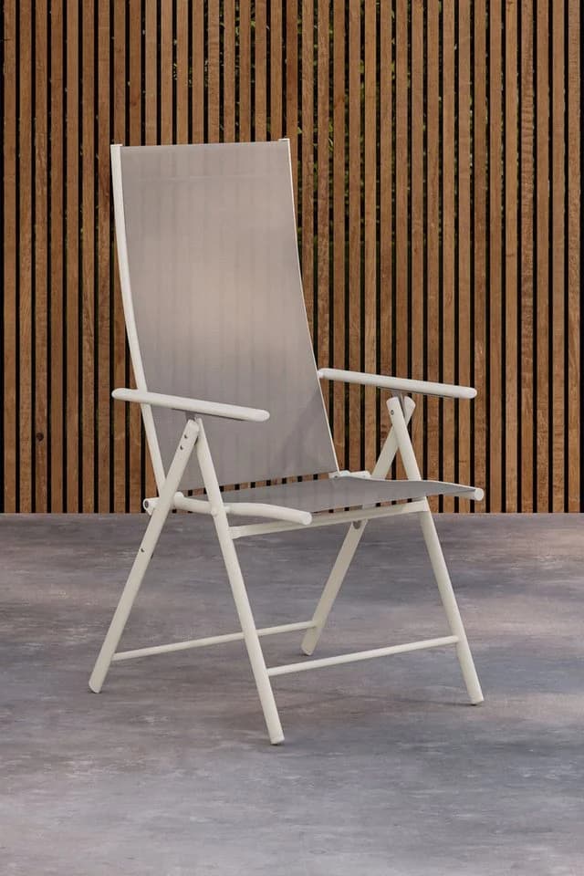 Venture Home Levanzo 2er-Set Gartenstühle Beige Klappbar