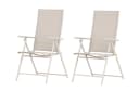 Venture Home Levanzo 2er-Set Gartenstühle Beige Klappbar Bild 2