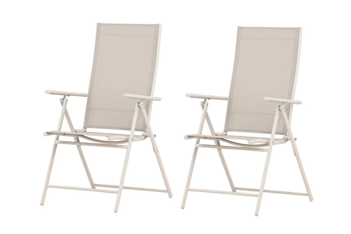Venture Home Levanzo 2er-Set Gartenstühle Beige Klappbar - Bild 2