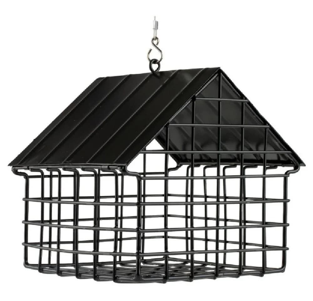 Wildlife Garden Vogelhaus Meisenknödel-Futterspender Schwarz