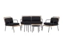 Loungegarnitur Paola 5-tlg. Rattan geflecht Bild 1