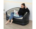 Insma Luftsofa Aufblasbar 2-Sitzer Grau Schwarz Outdoor Camping Bild 2
