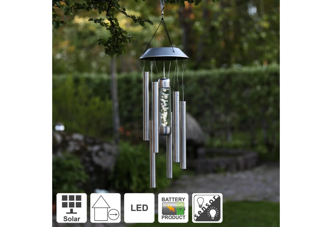 STAR TRADING Bubbly Windspiel mit Beleuchtung - Bild 3