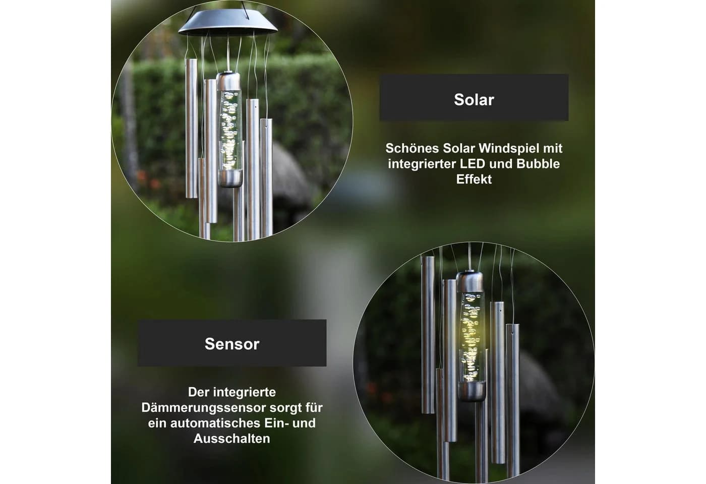 STAR TRADING Bubbly Windspiel mit Beleuchtung - Bild 4