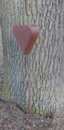 Deko-Impression Gartenstecker Herz Rost Eisen Bild 1