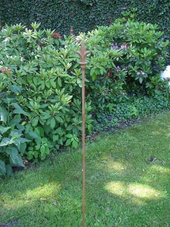 Deko-Impression Gartenstecker 3er Set Eisen Rost-Patina