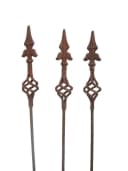 Deko-Impression Gartenstecker 3er Set Eisen Rost Bild 2