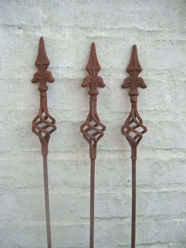 Deko-Impression Gartenstecker 3er Set Eisen Rost - Bild 4