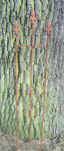 Deko-Impression Rankgitter Schmal Eisen Rost 97 cm Bild 1