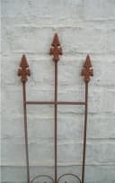 Deko-Impression Rankgitter Schmal Eisen Rost 97 cm Bild 3
