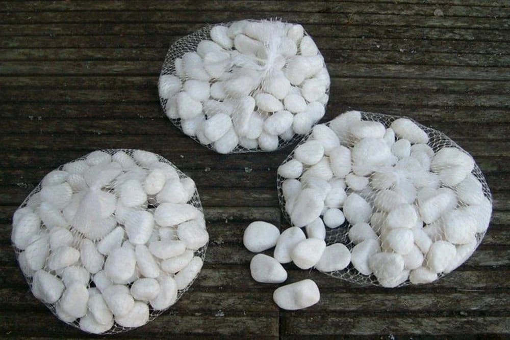 Deko-Impression Dekosteine 3 Kilo Flusssteine Weiss Zierkies - Bild 3