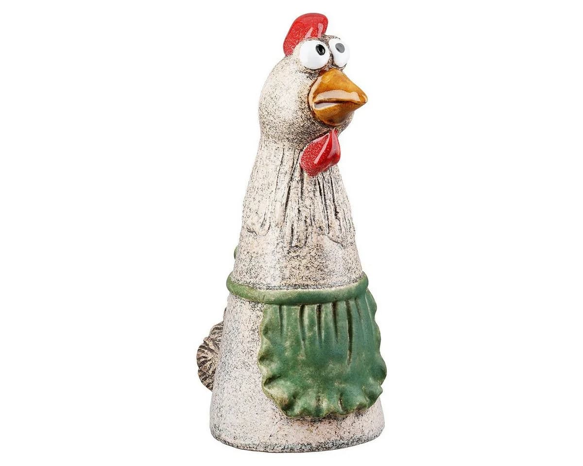 MF Gartenfigur Zaunfigur Hühner Gerda und Otilie 2er Set Keramik Deko - Bild 5