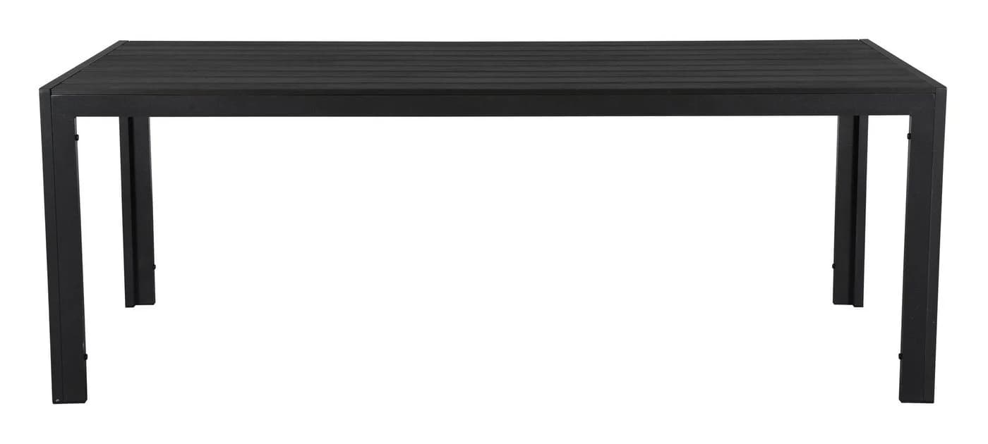 ebuy24 Gartentisch Fuccy 205 cm Schwarz