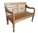 Couchcenter Gartenbank Kasar 120 cm Teakholz massiv Bild 2