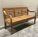 Couchcenter Gartenbank Kasar 150 cm Teakholz Bild 2