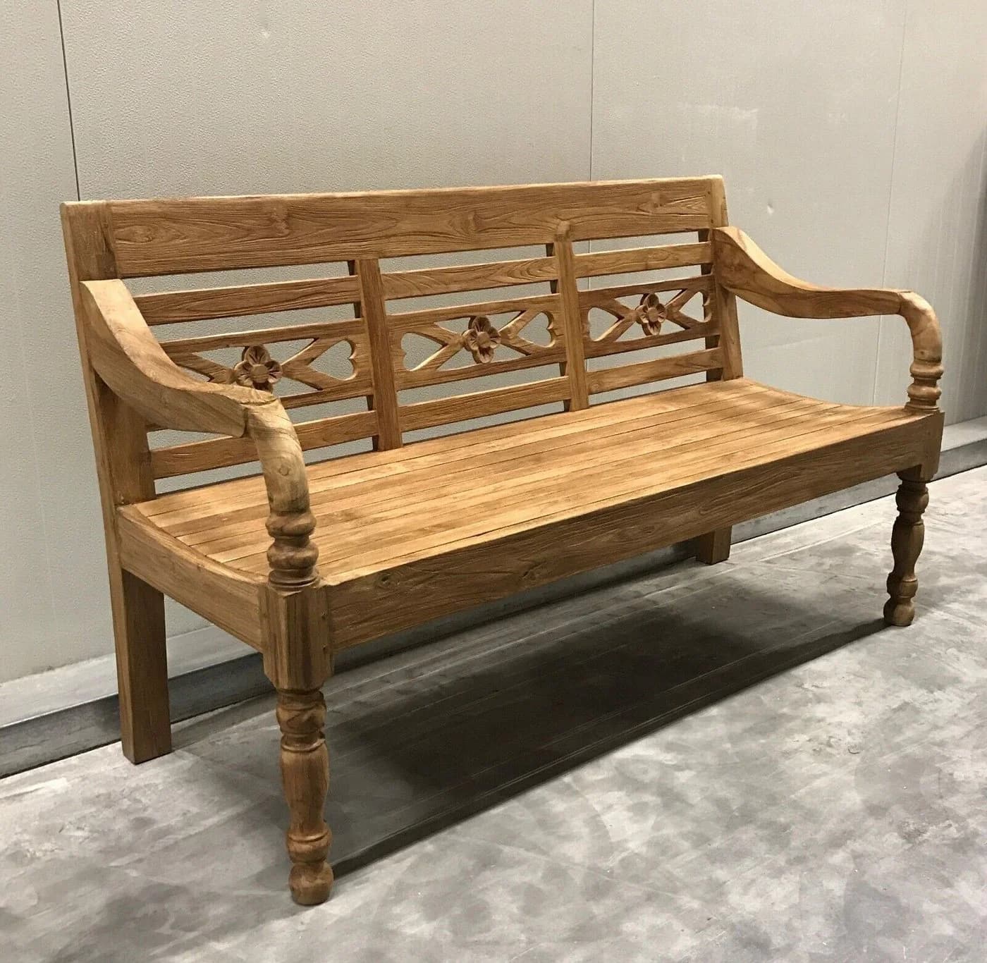 Couchcenter Gartenbank Kasar 150 cm Teakholz - Bild 2