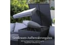 HOMAVO Gartenlounge-Set 7-tlg. Grau PE-Rattan mit Kissen Bild 4