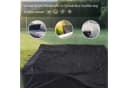 HOMAVO Gartenlounge-Set 7-tlg. Grau PE-Rattan mit Kissen Bild 5