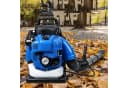 Rutaqian Benzin-Laubbläser 7000RPM 4-Takt Schnurlos Laubbläser Benzinmotor 75.6cc, 500 CFM, Rucksack Laubbläser Bild 4