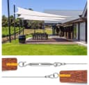 TUWENA Drahtseil Edelstahl 30m Seilspanngarnitur mit Ösen 56Pcs Stahlseil Kit Bild 5