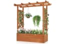 LALAHO Hochbeet Blumenkasten mit Rankhilfe - 110x45x113 cm Bild 2