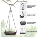 TUWENA Vogelfutterspender 2er Set mit Kette & Haken Bild 3