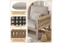 Celya Gartenlounge-Set 5-6 Sitze Beige mit Esstisch Bild 3