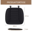 TUWENA Auto Sitzkissen Ergonomisch Orthopädisch Schwarz Bild 1