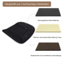 TUWENA Auto Sitzkissen Ergonomisch Orthopädisch Schwarz Bild 4