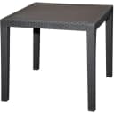 Progarden Gartentisch Anthrazit Kunststoff Rattanoptik Bild 1