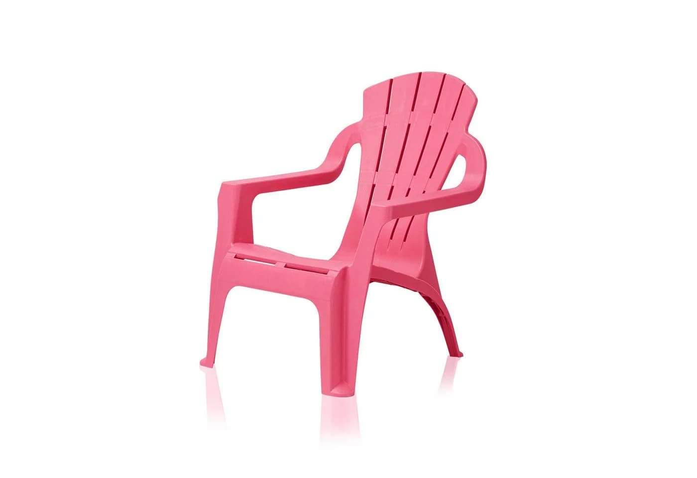 KHG Kinderstuhl Gartenstuhl Pink Stapelbar mit Armlehnen - Bild 2