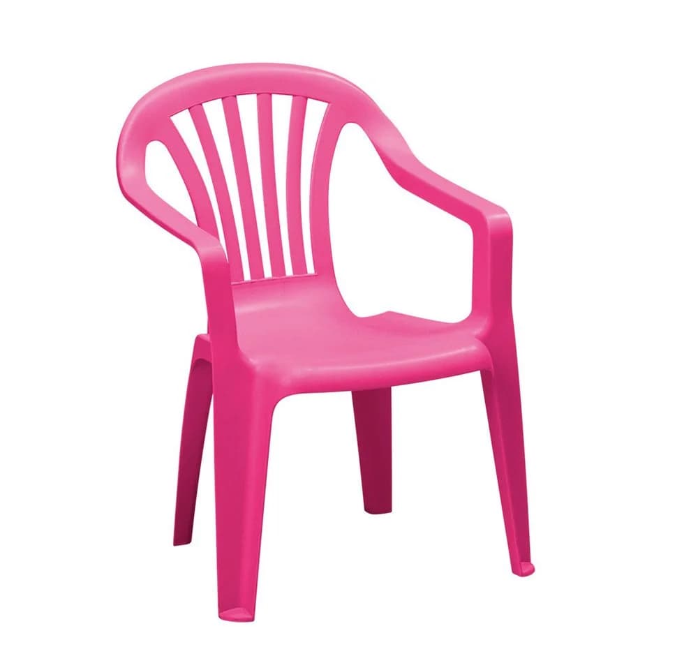 Progarden Kinderstuhl Gartenstuhl Pink Stapelbar Wetterfest - Bild 2