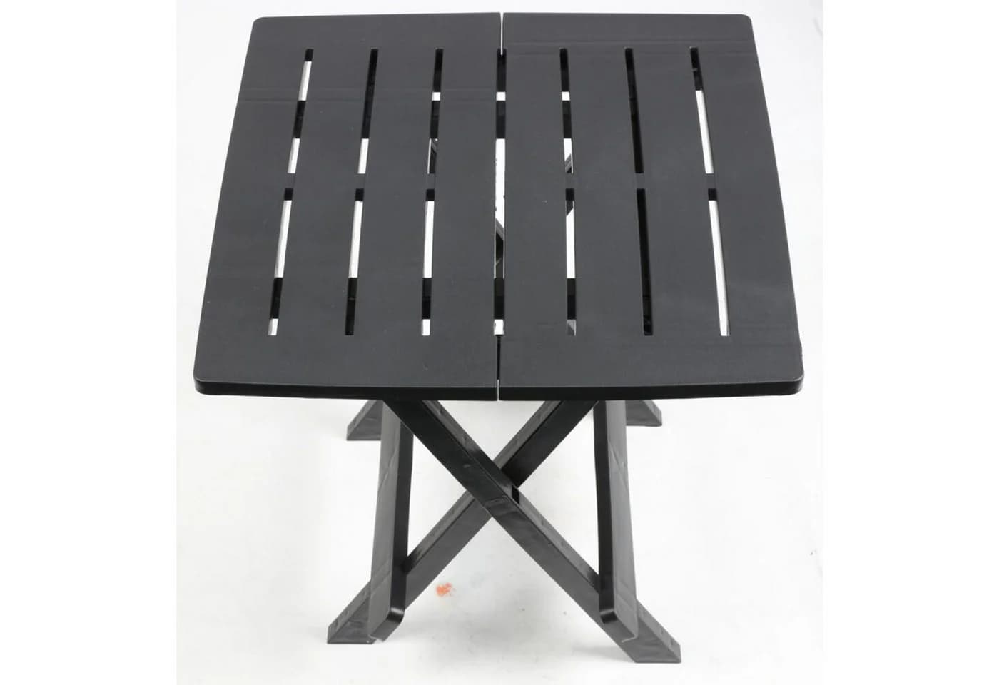 Progarden Beistelltisch Klapptisch Kunststoff Schwarz UV-Beständig - Bild 3