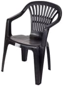Progarden Gartenstuhl Anthrazit Stapelbar 4er Set UV-beständig Bild 1
